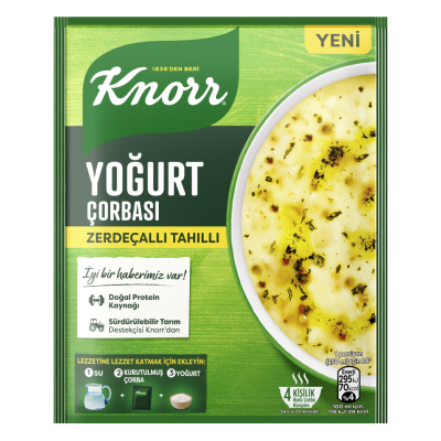 Knorr Baharatlı Tahıllı Yoğurt Çorbası
