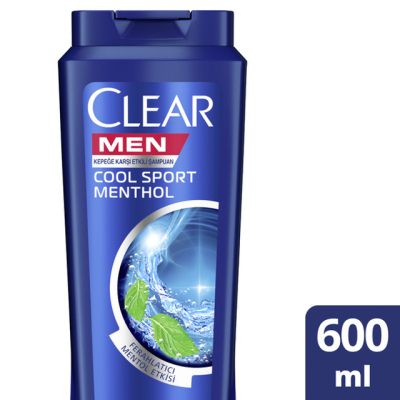 Clear Men Cool Sport Şampuan 600 ml