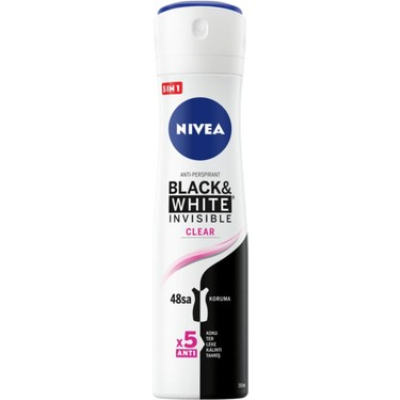 NIVEA DEO BLACK&WHITE CLEAR BAYAN SPREY 200 ML