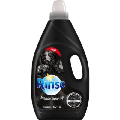 RINSO Sıvı Çamaşır Deterjanı Kömür Siyahlığı 3 lt