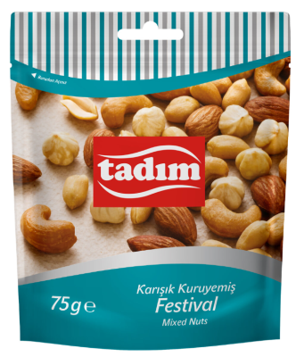 TADIM KARISIK KURUYEMİŞ FESTİVAL 75 GR