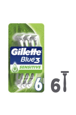 GILETTE BLUE IIl HASSAS 6 LI