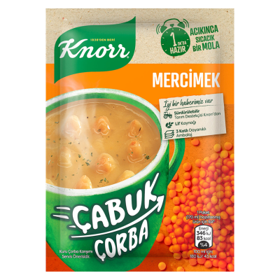 Knorr Mercimek Çabuk Çorba 22 g