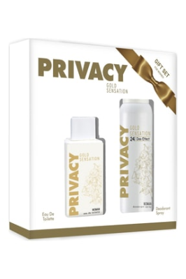 PRIVACY EDT+DEO GOLD BAYAN KOFRE*