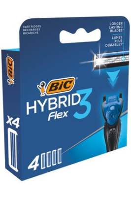 BIC FLEX 3 HYBRID YEDEK KARTUS 4LU