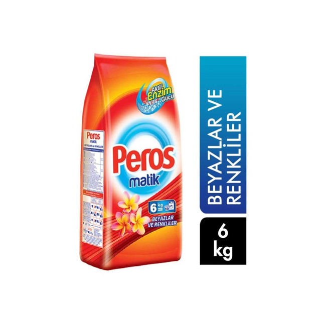 PEROS MATIK RENKLI VE BEYAZ 6 KG